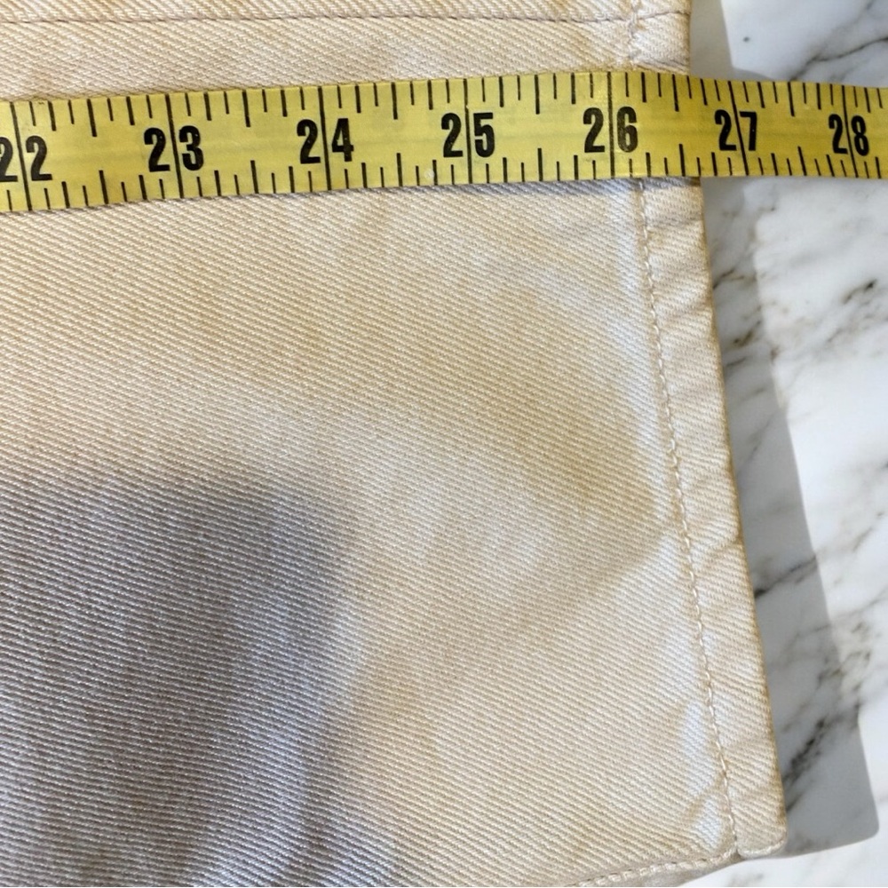 H&M High Rise Beige Jeans - Picture 2 of 6